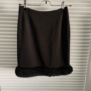 Urmoda Black Mini Winter Skirt